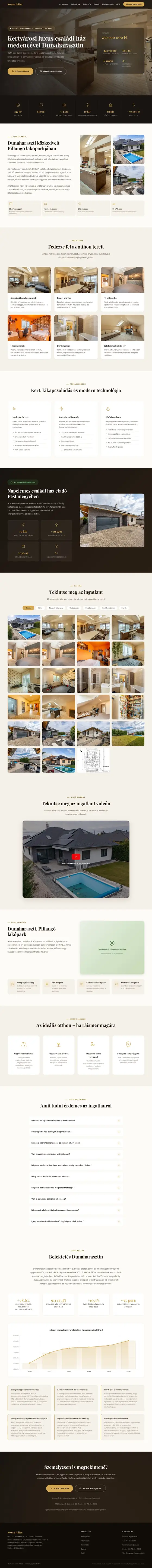 Bemutató weboldal minta: Dunaharaszti, Pillangó